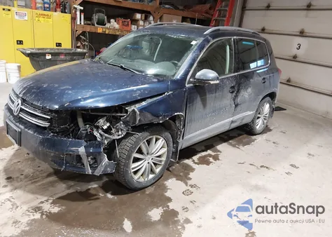 2014 Volkswagen Tiguan Sel from USA, damaged, VIN WVGBV3AX7EW625485